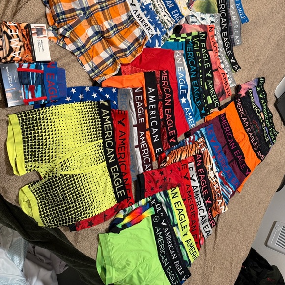 American Eagle Outfitters Men's Boxer Briefs in Multicolor Collection